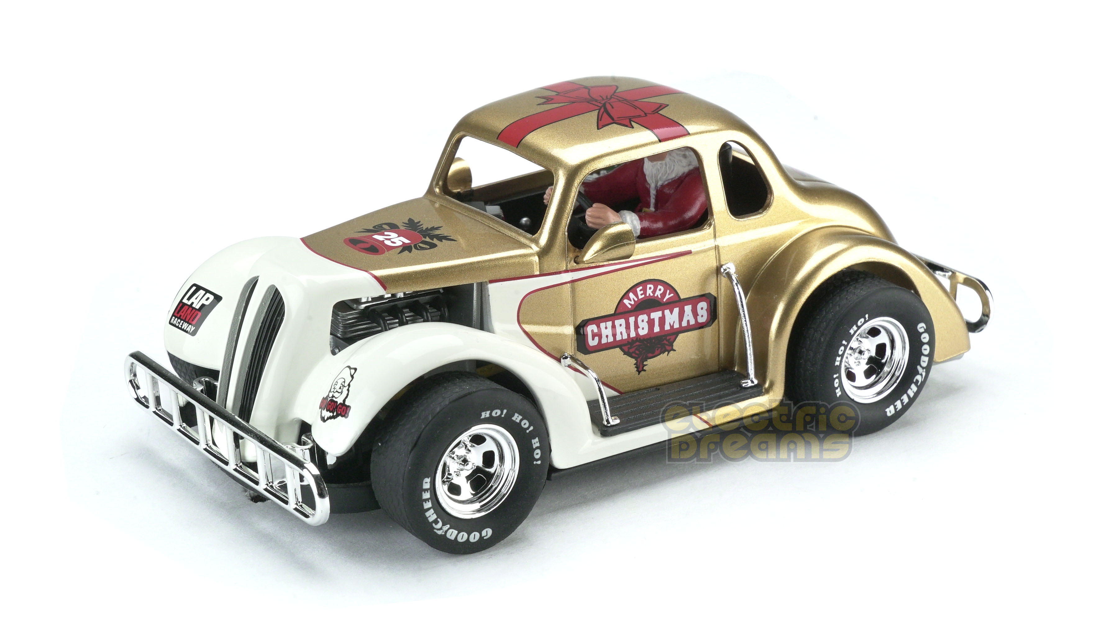 Pioneer P136 Legends Racer - '37 Dodge Coupe - 'The Legends of Christmas' - gold & white